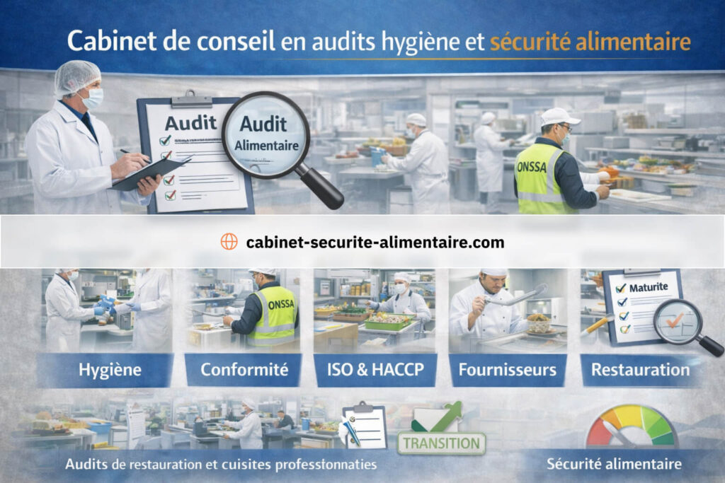 Cabinet de conseil en audits hygiène et sécurité alimentaire