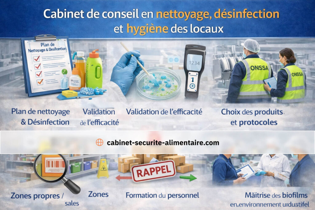 Cabinet de conseil en nettoyage, désinfection et hygiène des locaux