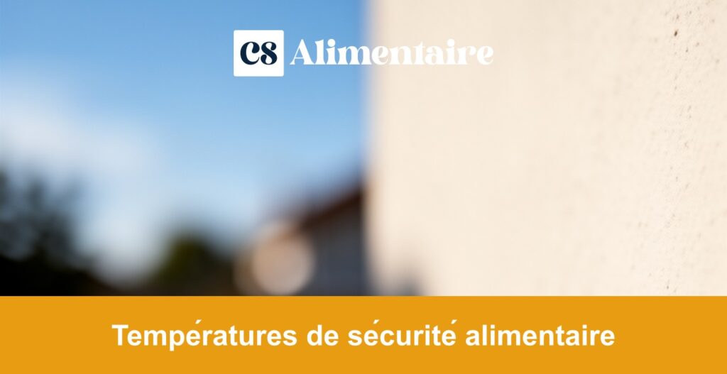 Températures de sécurité alimentaire