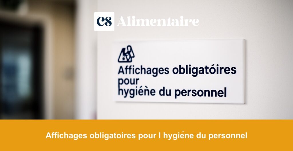 Affichages obligatoires pour l hygiène du personnel